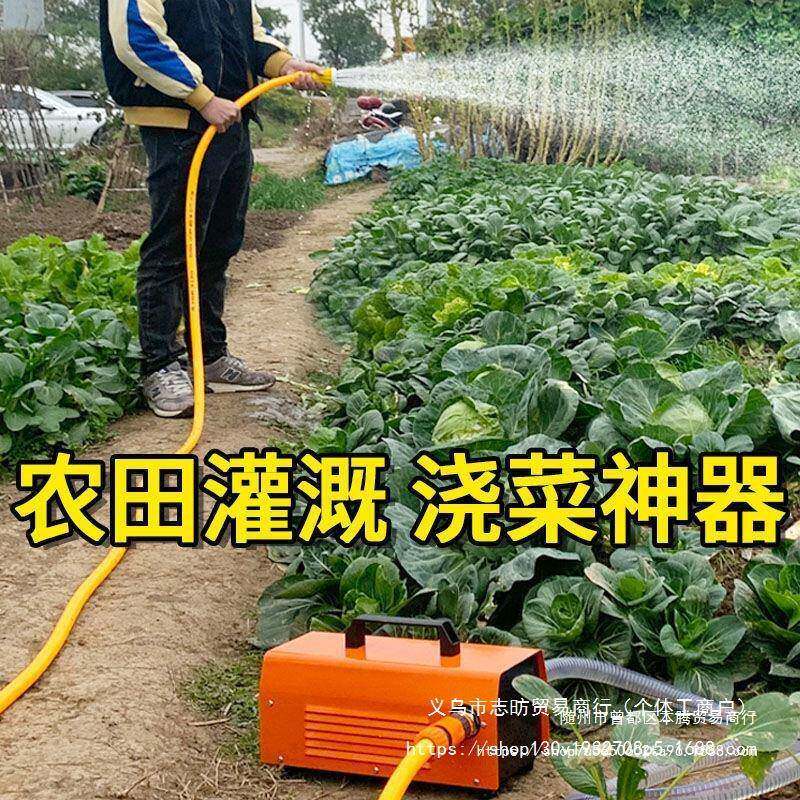 充式自吸水泵大功率水泵农用OBV灌溉抽水机12抽V小浇型家用电菜水