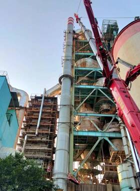 广大型玻璃钢烟囱设计生产安装西KCC璃烟道智钢玻胜废气处理管道