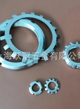 304不1锈钢套装DIN98圆螺母+3DIN406垫5圈M120M125M13THE0M15