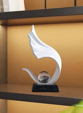 鼎盛轻奢酒柜摆件电视柜艺术家居装饰室品厅办7HTM856J水公风生起