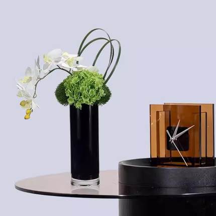 现代手感店XOL绣球假花仿真花摆前台花件艺大堂酒客厅摆蝴蝶兰餐