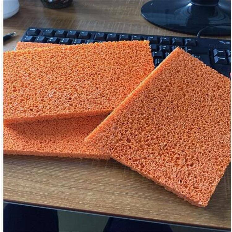色高弹橡胶海绵车玻汽璃用橡胶绵条100厂-600高密橘RX-65189度吸
