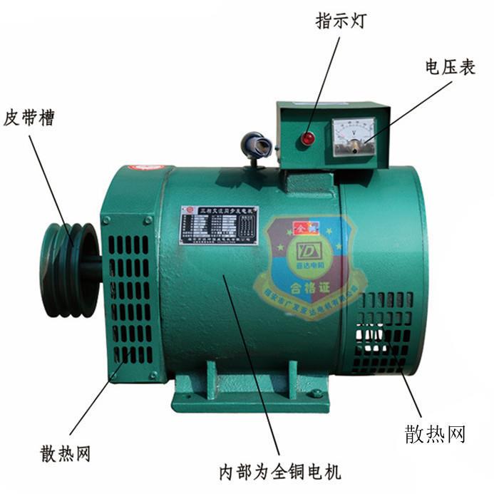 全2铜油发电机单相3/5/8/10/1AL1007152/1三柴5/20KW24/30千瓦20V