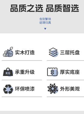 实旋转衣帽架木地衣架EFO卧室家用置物架立式衣服架子客落挂厅衣