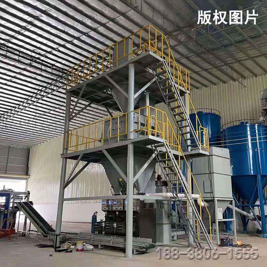 干粉砂浆设备腻年产1万5吨保温砂浆产生线大型塔楼式子WXI粉机器