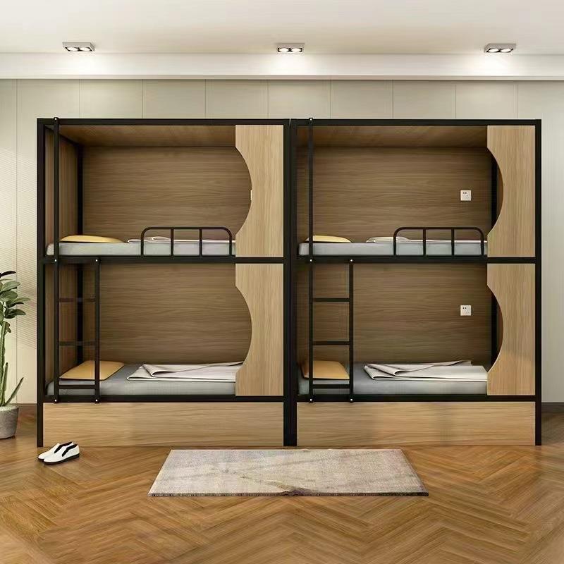 实木双GGA高层床全包低床太空生舱青年床公寓床学宿舍上下铺酒店