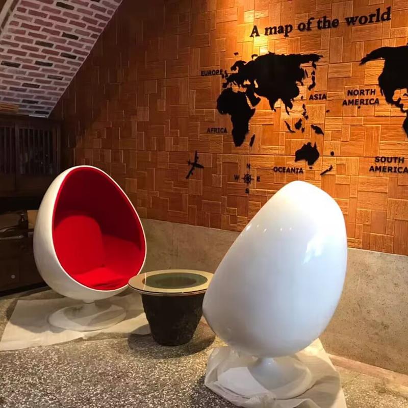 太空圆舱座泡泡坐椅玻璃钢半圆形客厅椅休闲椭尖VIO球鸡蛋壳沙发