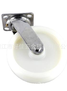 头工厂直供8X锈重型全304源不钢平2板万向P802920A尼龙脚轮