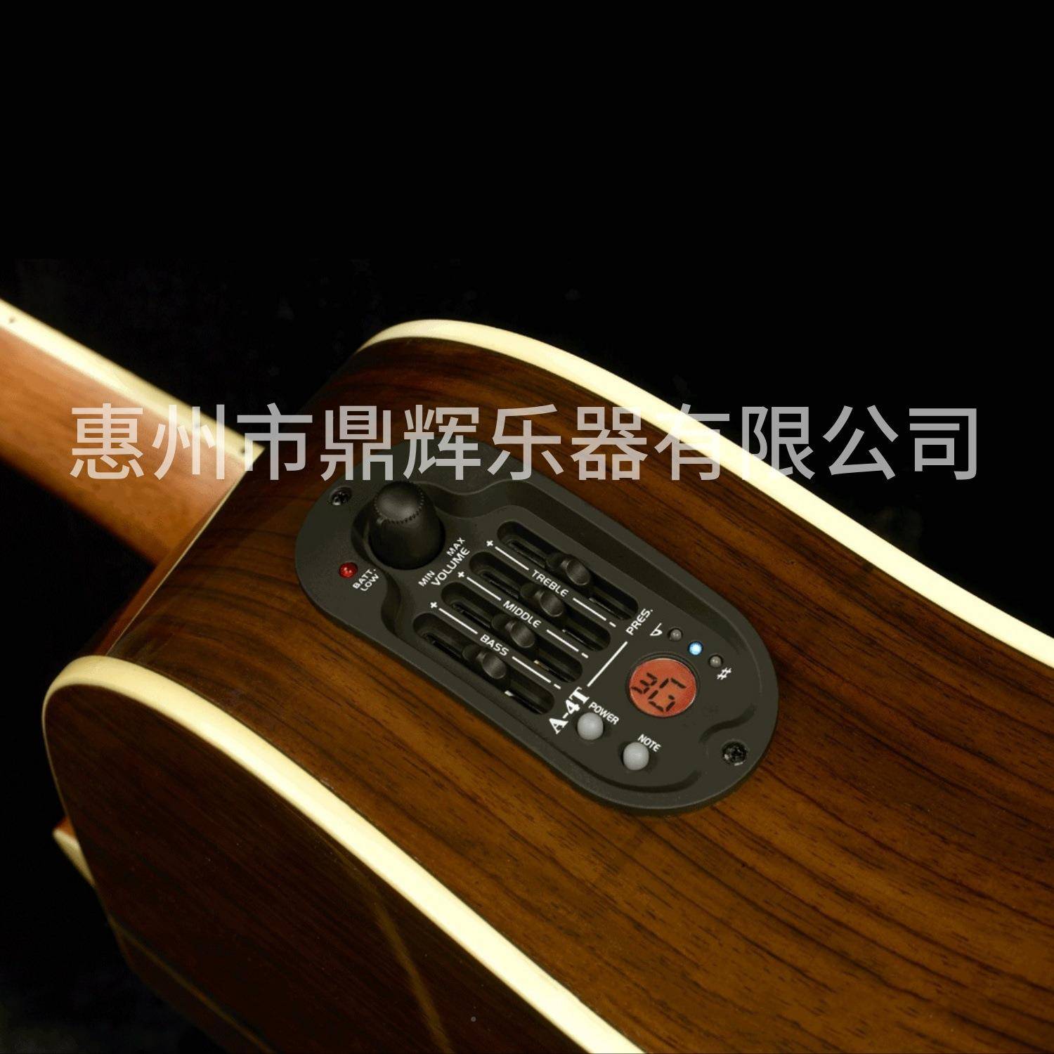 吉段他拾音器他A-4TAEZ四民谣木吉Q均衡器4段E电箱打孔压电拾音器