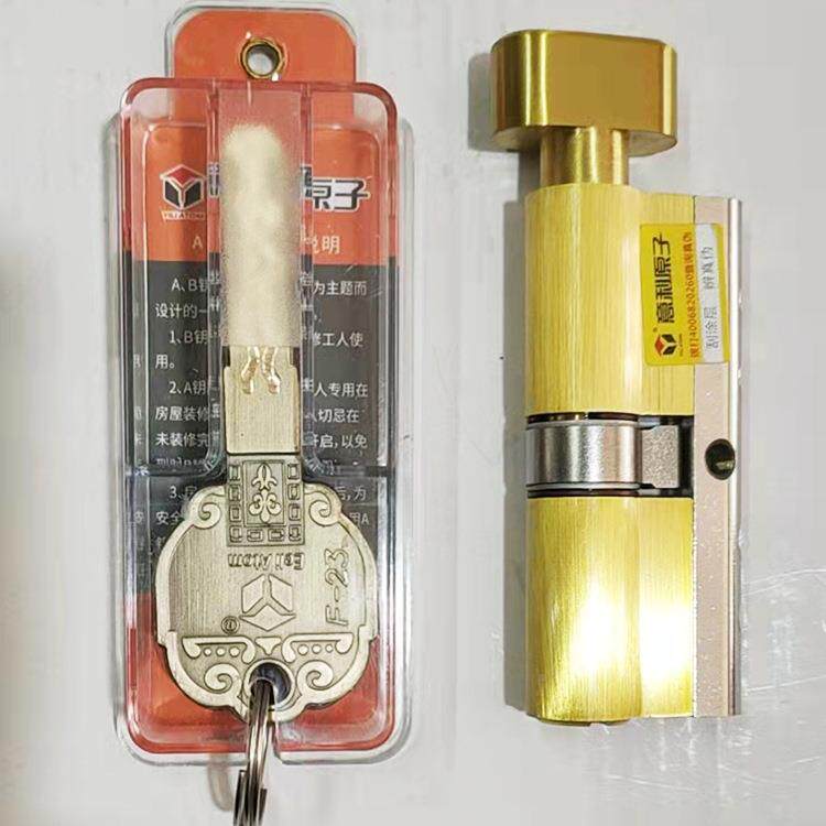 防门门盗锁304不锈钢DXK大锁欧式别墅双对门开实木门超C级锁芯F23