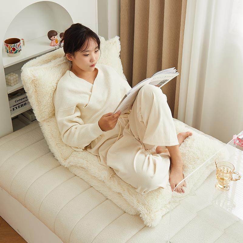 2I懒PPQ人床沙折发叠飘窗靠垫上靠榻背椅子榻米坐垫宿舍地毯上的