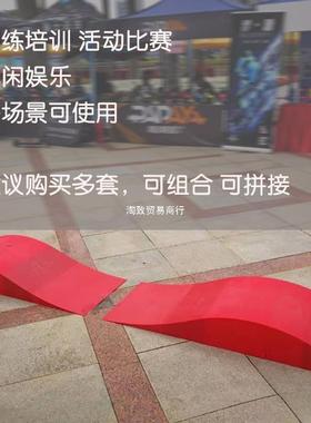 儿轮童滑波浪道具滑板平车波浪跑道幼俱乐部儿园训练室内EYB外场
