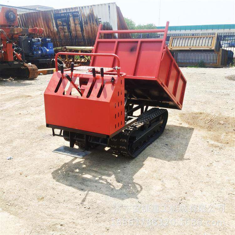 园果大棚履带搬运KLJ设备1输吨区手扶式履带运车山毛竹树干运输车