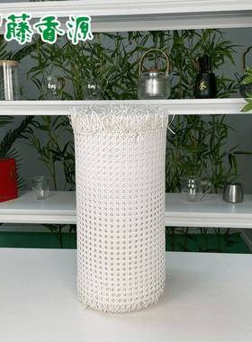 藤白色胶藤仿真藤编编材料IXK六角孔八角孔编镂空织屏吊顶塑料眼