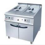 供应JUSTA双缸电炸炉连柜座ZH-TC-2商用西餐厅设备电加热