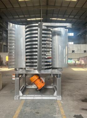 Na2CO3垂直干燥输送设备 晟图全封闭冷却振动提升机