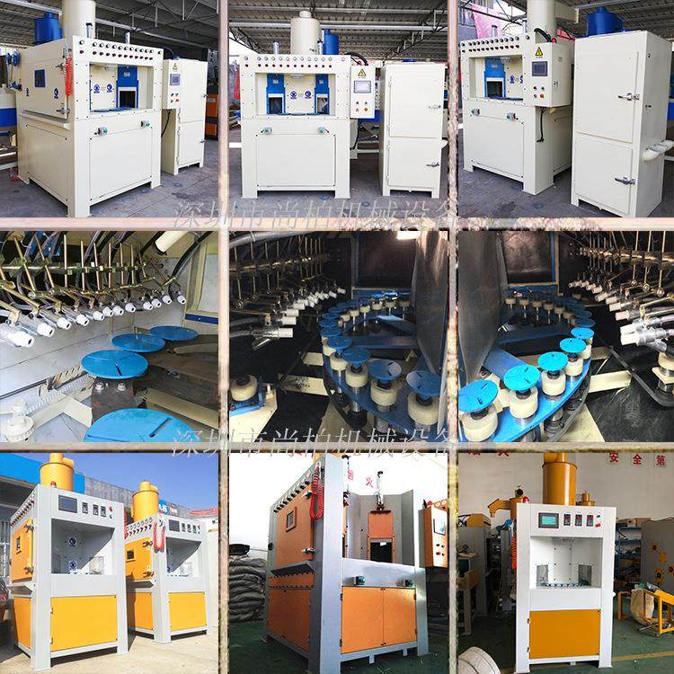 间歇式转盘自动喷砂机 深圳尚柏厂家直销 360度旋转式自动喷砂机,五金/工具,其他机械五金,淘宝优惠券,粉丝福利购,淘宝优惠卷