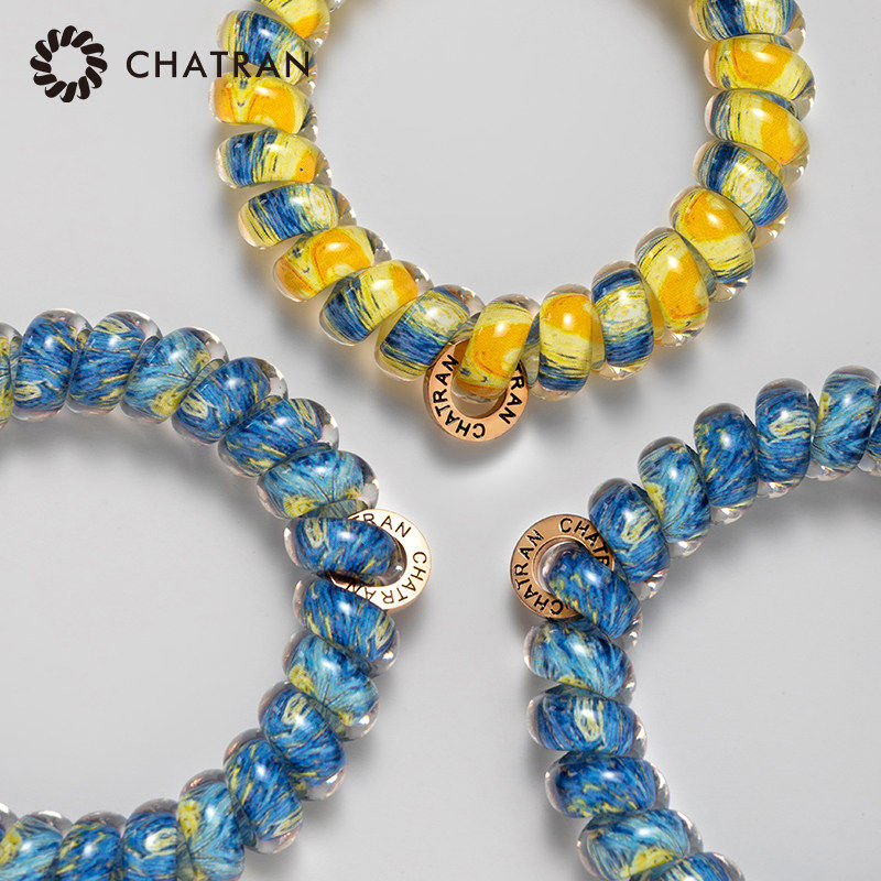 CHATRA梵高星空向日葵电话发饰
