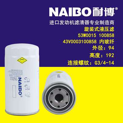 53W0015 100858液压滤 43V0003100858