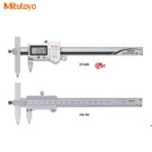 三丰mitutoyo偏置中心线卡尺573 606 20快速测量孔与孔中心间距