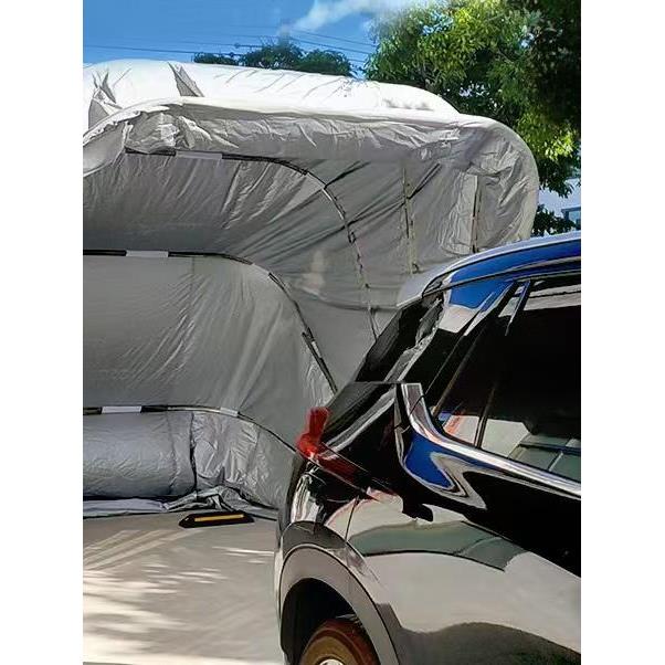 全自动移动车棚折叠车库车位棚户外防雨防晒篷布汽车停车棚遮阳棚