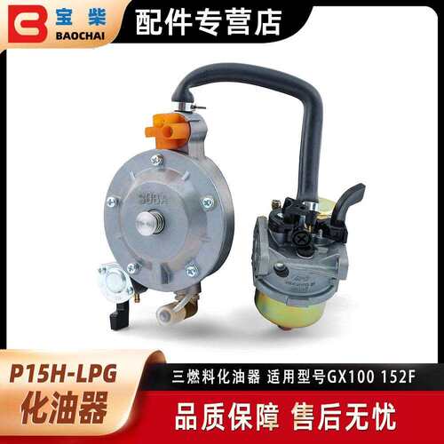 P15H-LPG三燃料化油器 GX100 152F 汽油水泵发动机化油器