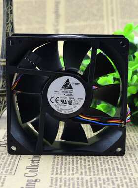 台达EFC0912BF KG885 12V 0.60A 9CM 9032 4线 温控 散热风扇