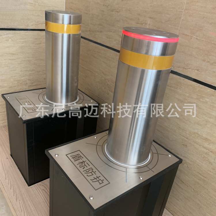 液压升降柱电动伸缩护柱学校防撞地桩挡车路障半自动手动升起路庄