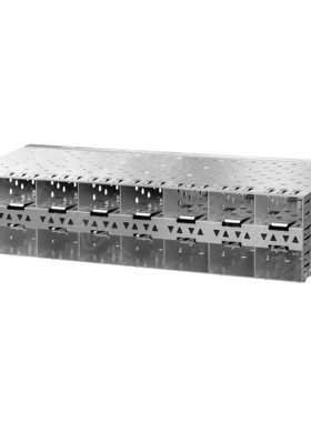 WHSFP06228D003 SFP2X8 四灯SFP CONNECTOR 压接脚镀金15u 连接器