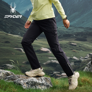 SPYDER蜘蛛秋冬女尼龙登山尼防泼水户外运动休闲梭织长裤 25CF506W