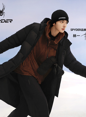 【林一同款】SPYDER蜘蛛秋冬男子Primaloft运动舒适抓绒连帽卫衣