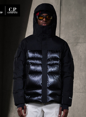 SPYDER蜘蛛C.P联名限量秋冬男子Gore-Tex 3L短款羽绒服CP25FW211M