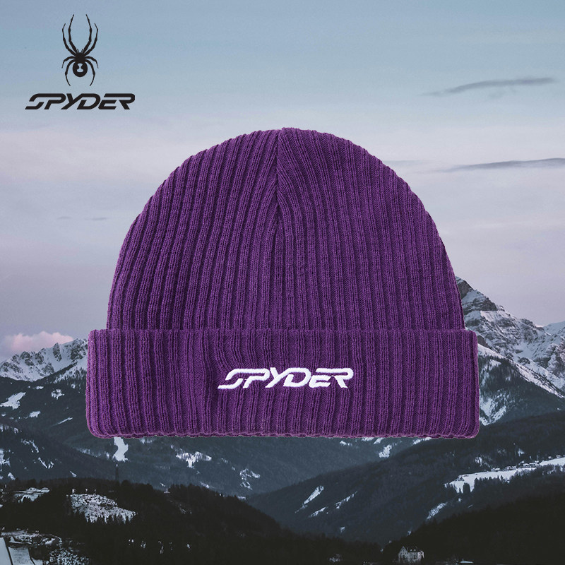 蜘蛛秋冬男女通用舒适腈纶针织帽