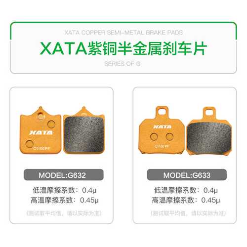 XATA半金属刹车片 贝纳利黄龙黄巡TNT600i BN600 BJ600GS-A碟刹皮