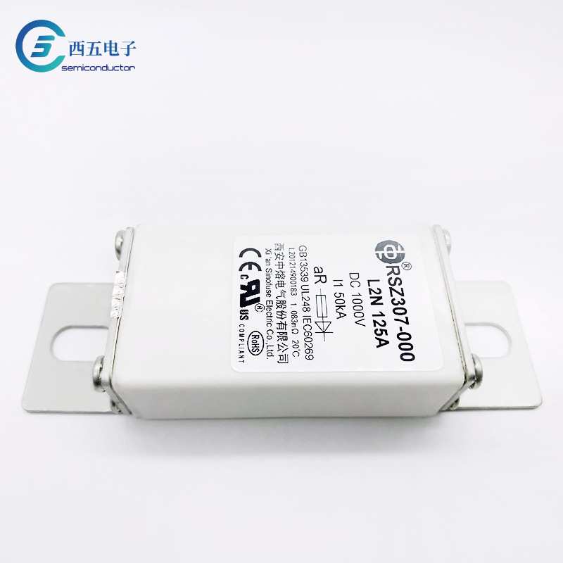 中熔熔断器RSZ307-000-L2N-125A1000V原装现货快速熔断器保险丝