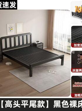 铁铁艺床双人床家用1米8加加厚床不锈钢粗MFP单人床架铁床出租房