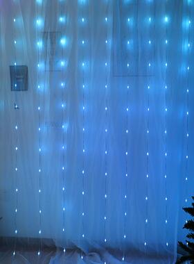 多能RGB彩灯能LED七彩智点控窗串OCD帘灯室内外家居装功饰背景彩