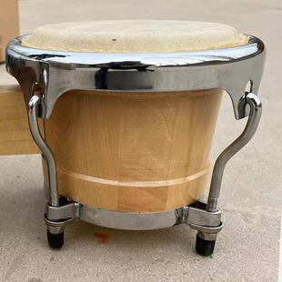 洲邦戈鼓早非教儿DZQ音乐教具手敲鼓表演伴奏道具手鼓BONGO鼓童鼓