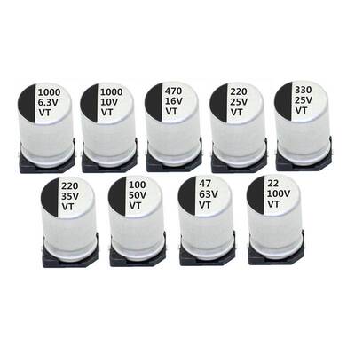 贴片铝电解电容 25v470uf 10x10.5 LED驱动开关电源SMD电容