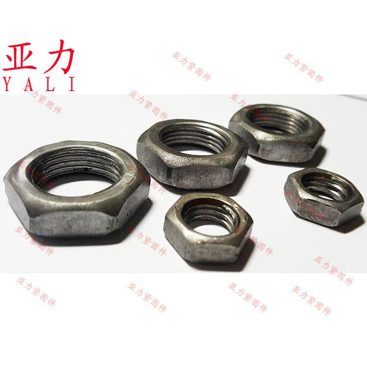 角扁无品牌/螺母GB54非标六角薄螺帽公制4本色M14M16级M18M2六M22