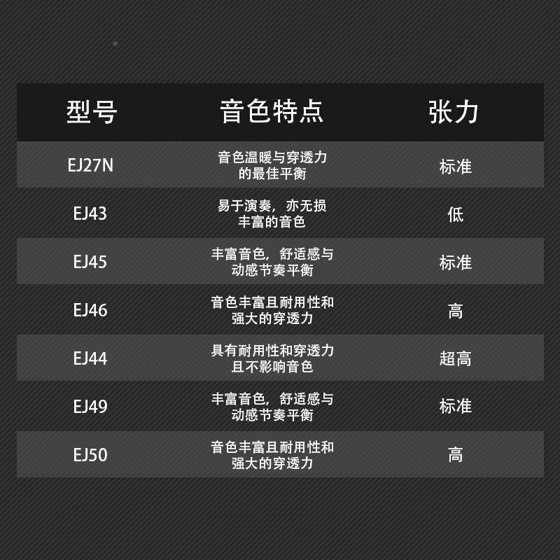 达达古里奥古典吉他弦典吉他琴弦套6根吉他尼龙弦一E达达里奥J45E