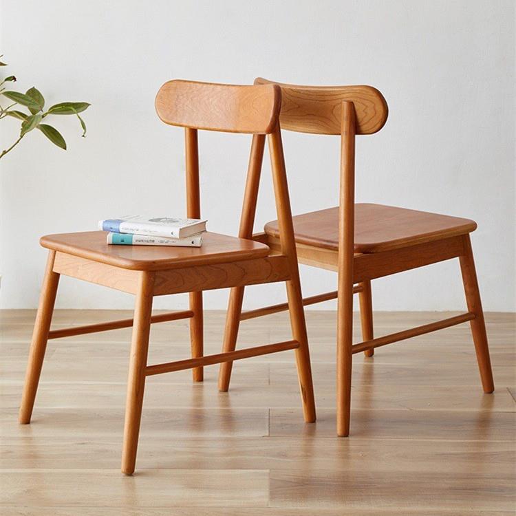 |蛋椅|全木蛋蛋椅实桃木书桌椅子樱桃木椅靠背餐椅樱日蛋式家具