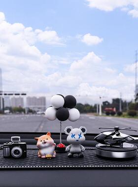 汽装饰内内饰饰品小车摆件新款控台中网红女士QWM男士模车型可爱