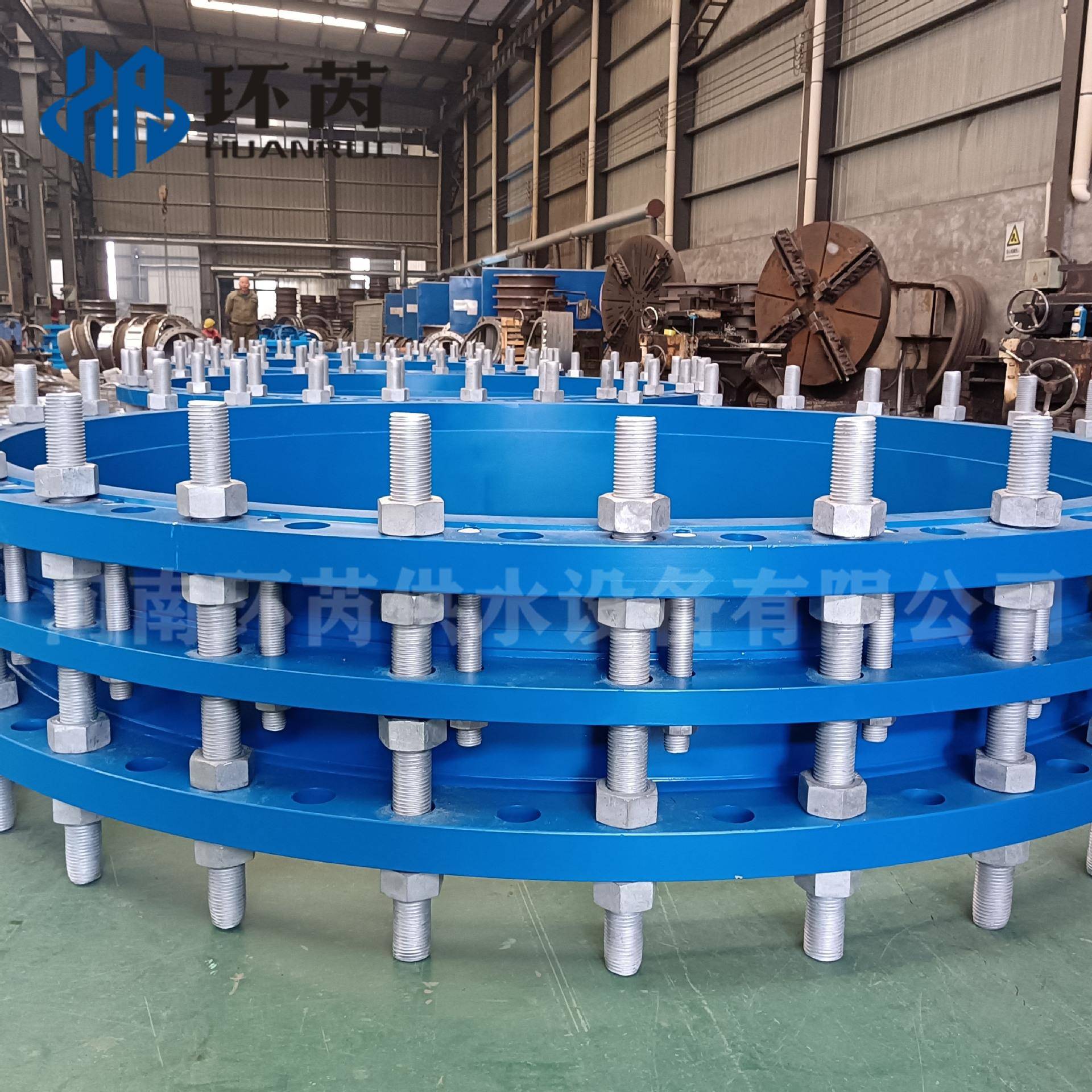 大口径道松套CRG伸缩器管拆式限位伸节半穿丝C2可F双缩法兰传力接