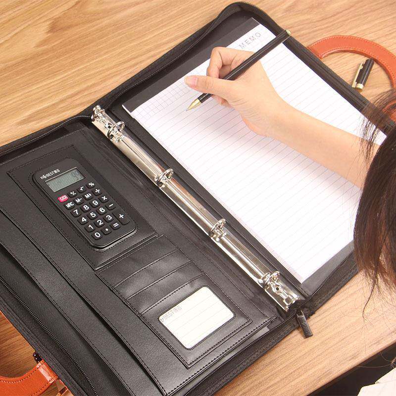 KOBEST康3百算BS60商务手提A4经夹理包多功能计无品牌/器活页皮质