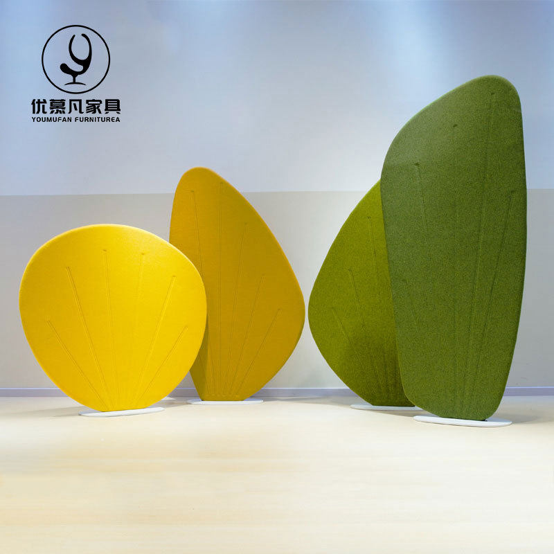 帆船造型创意屏风移动隔断落地休闲时尚办公空间吸音设计师家具