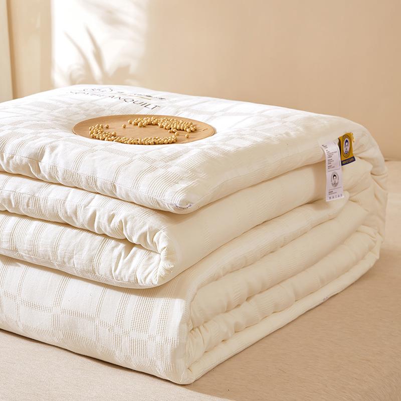 原棉A类冬被二合一000000胎双拉链子母被李官棉奇35大豆纤维被纯