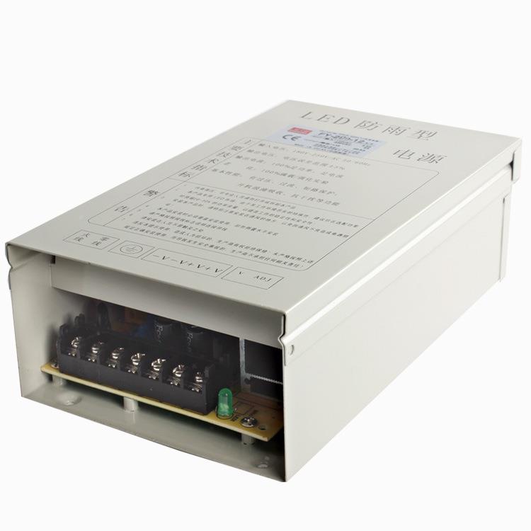 明VXN伟FY-200W-12V灰1壳防雨LED驱动监控设备电源外广户告2V17A