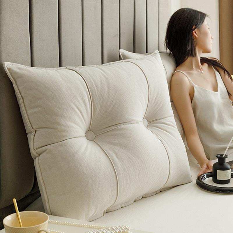 约床头靠枕无厅沙发靠背垫床上背靠垫简床F77T58S9头靠背枕客长型