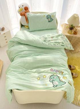 PLLA用类60支长棉儿童套绒件40支卡通婴儿亲肤级幼儿园午睡家六件